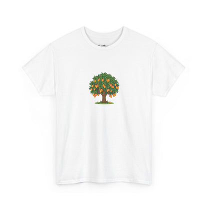 Mangoes Tree Graphic Tee — Minimal Fruit Tree T-Shirt