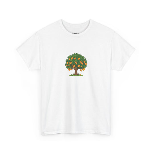 Mangoes Tree Graphic Tee — Minimal Fruit Tree T-Shirt