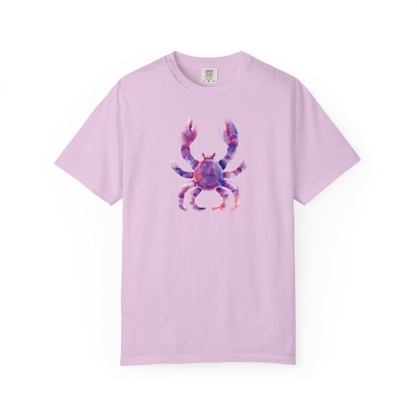 Watercolor Crab T-Shirt — Coastal Beach Vibes Graphic Tee
