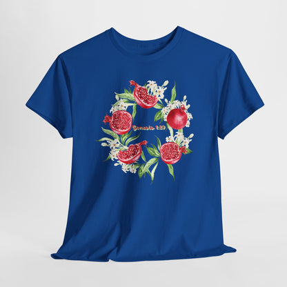Pomegranate Watercolor Tee — Jeremiah 29:11 Inspirational Bible Verse Shirt
