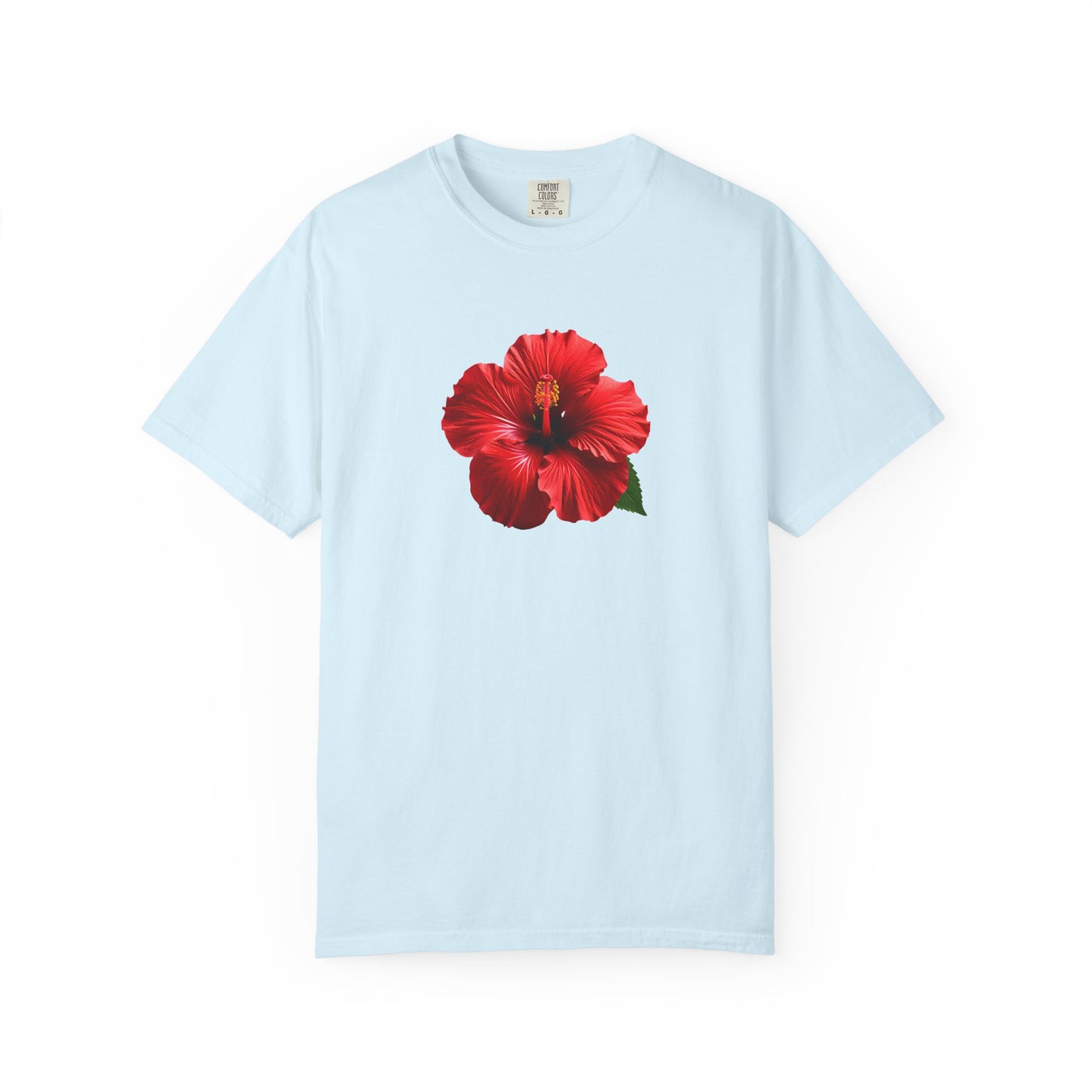 Hibiscus Bloom T-Shirt — Red Floral Graphic Tee