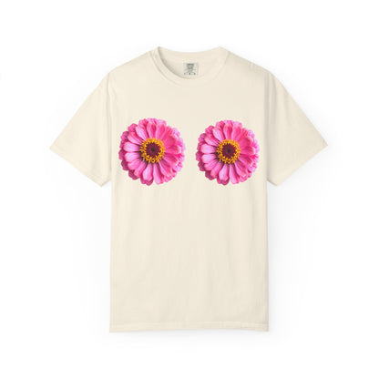 Pink Daisy Double Floral Tee