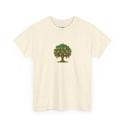 Mangoes Tree Graphic Tee — Minimal Fruit Tree T-Shirt