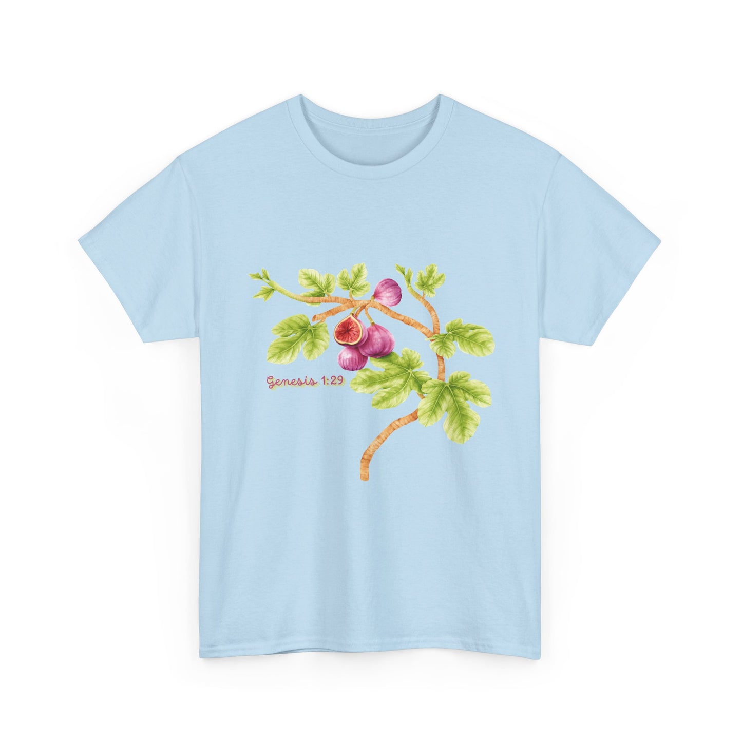 Floral Fig Branch Tee — Botanical Watercolor T‑Shirt Genesis !:29