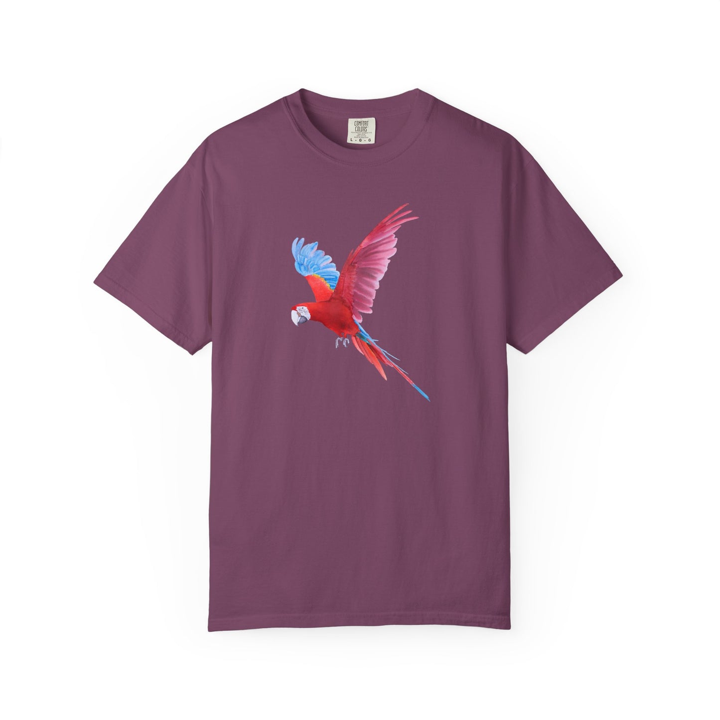 Parrot Flight T-Shirt — Colorful Macaw Graphic Tee