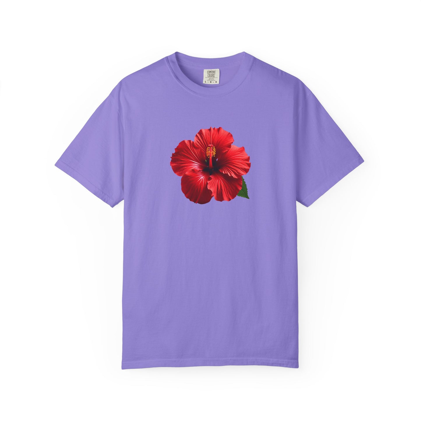 Hibiscus Bloom T-Shirt — Red Floral Graphic Tee