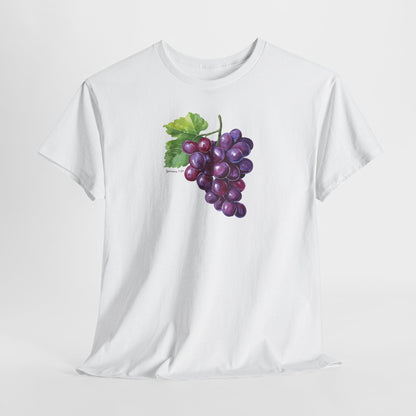 Grape Watercolor Tee — Green T-Shirt Genesis 1:29