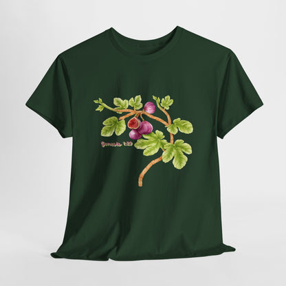 Floral Fig Branch Tee — Botanical Watercolor T‑Shirt Genesis !:29