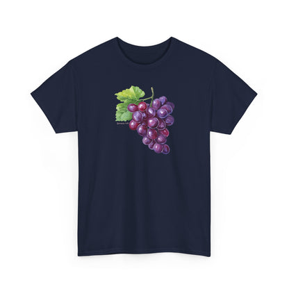 Grape Watercolor Tee — Green T-Shirt Genesis 1:29