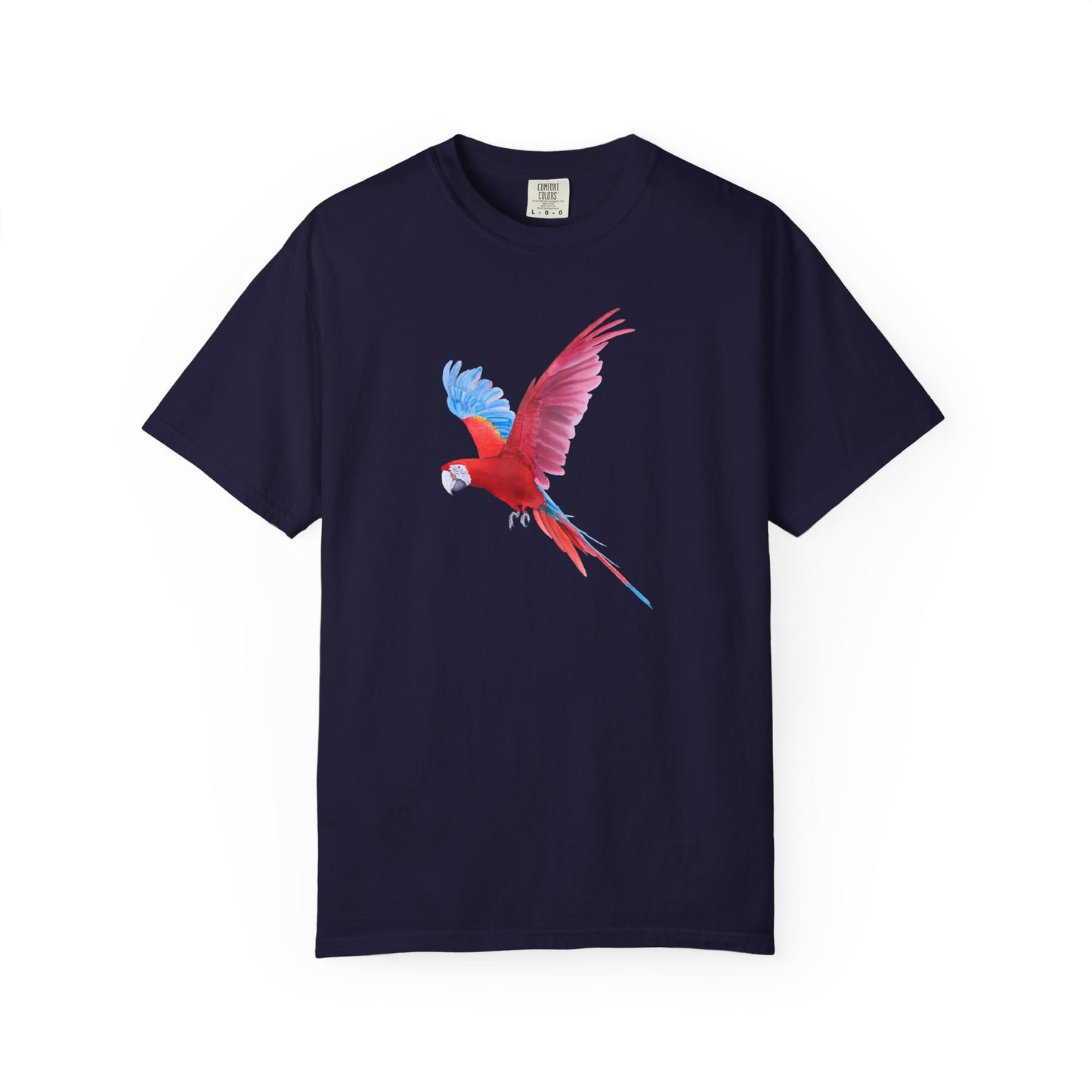 Parrot Flight T-Shirt — Colorful Macaw Graphic Tee