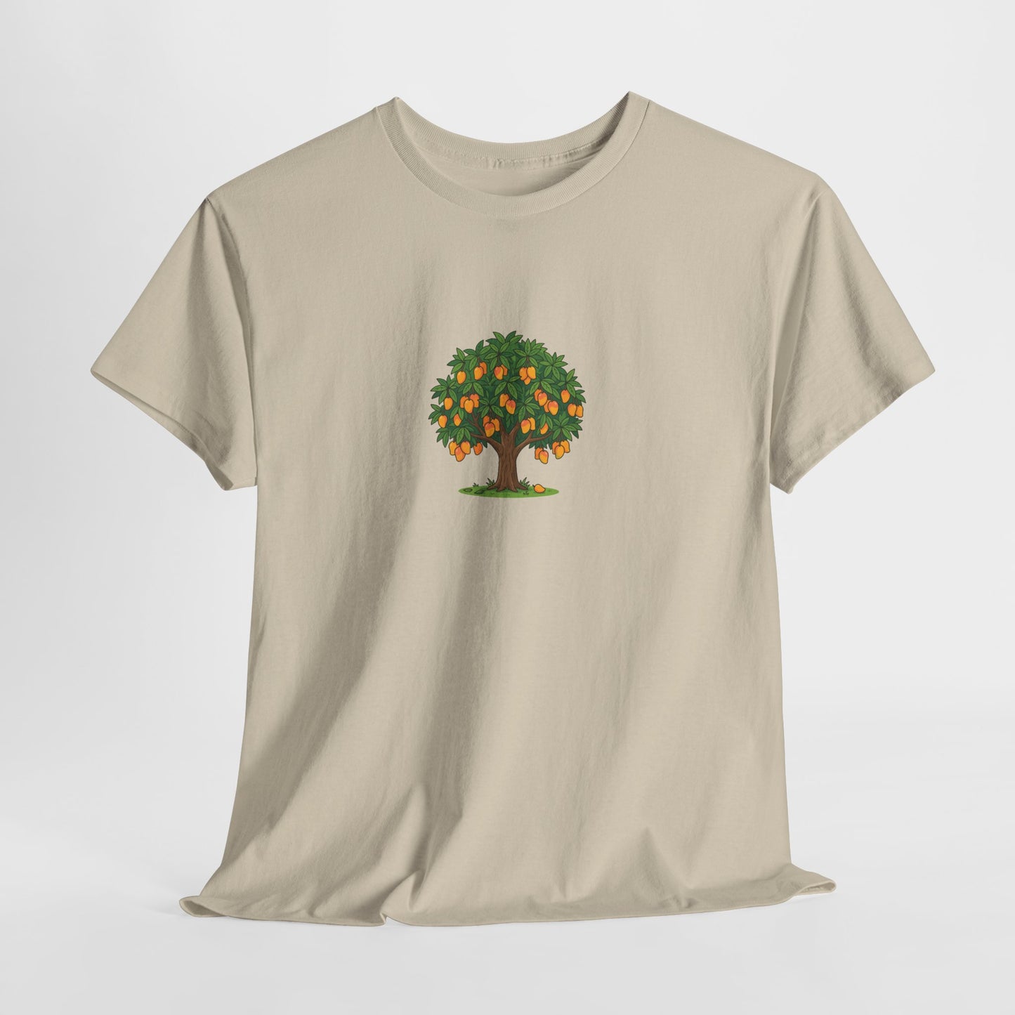Mangoes Tree Graphic Tee — Minimal Fruit Tree T-Shirt