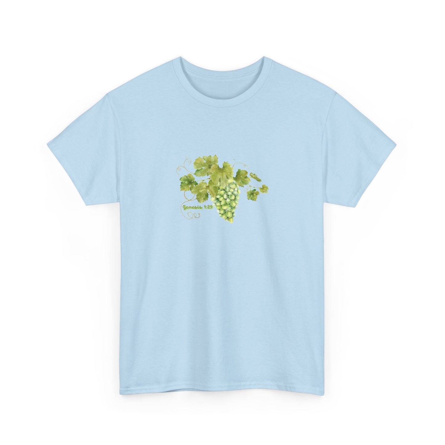 Grapevine Watercolor Tee — Green T-Shirt