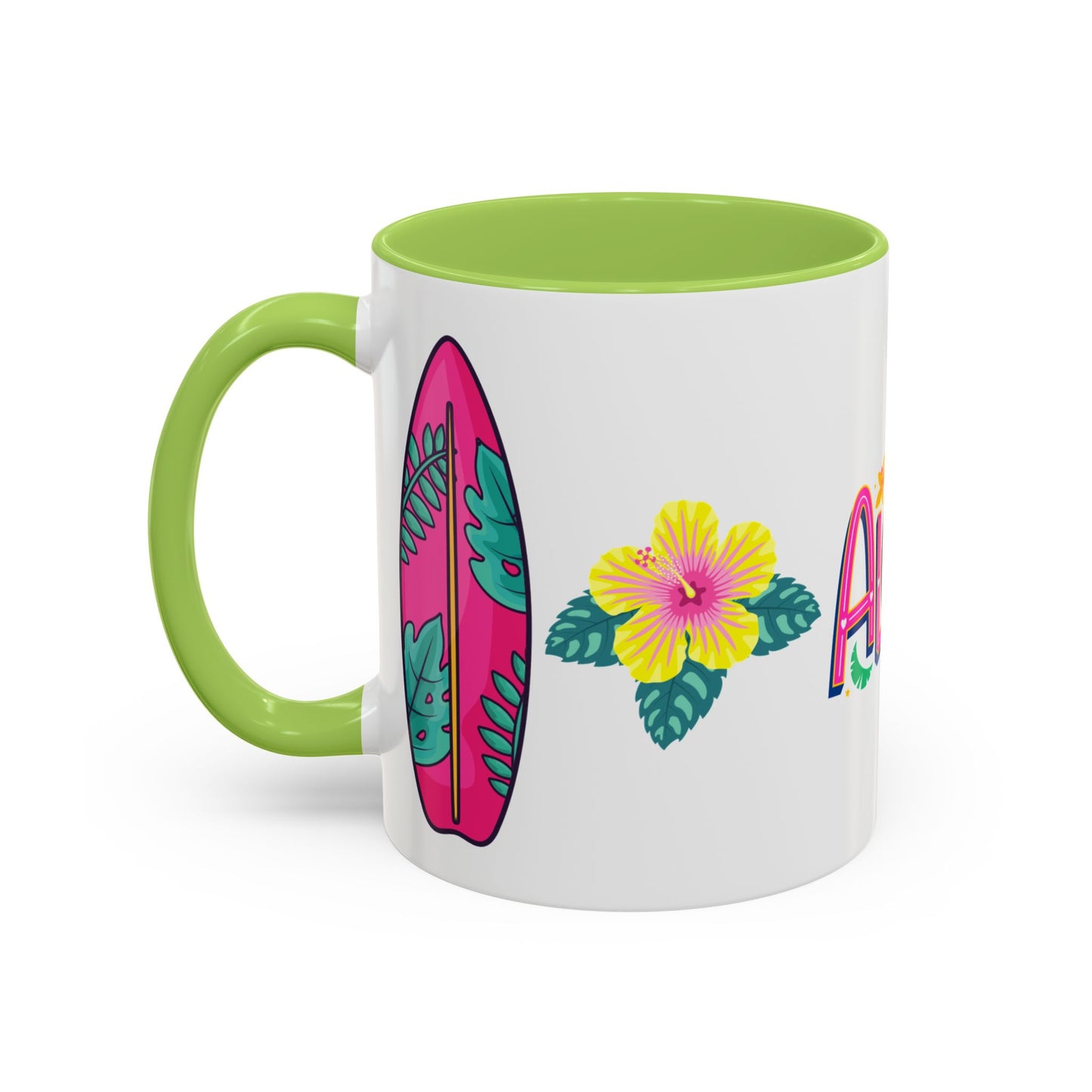 Aloha Tropical Coffee Mug — Accent 11/15oz