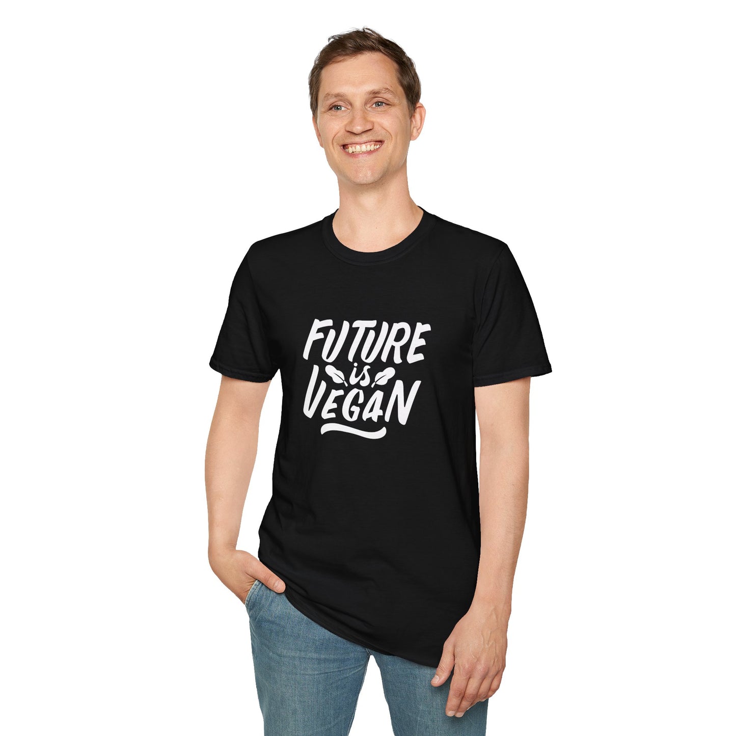 Future Is Vegan T-Shirt — Plant-Based Slogan Tee for Vegans & Allies