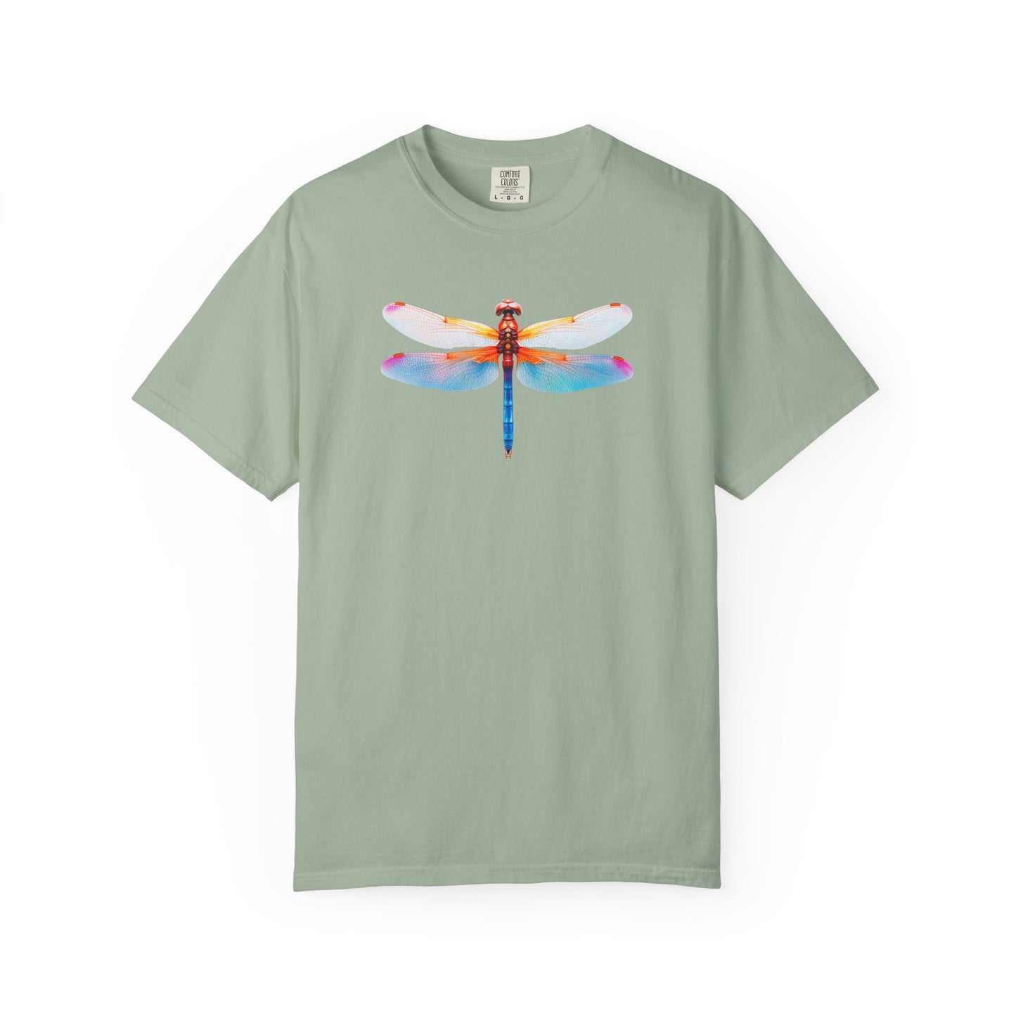 Dragonfly Watercolor T-Shirt — Colorful Nature Graphic Tee