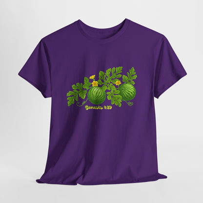 Watermelon T-Shirt — Genesis 1:29 Garden Illustration Tee