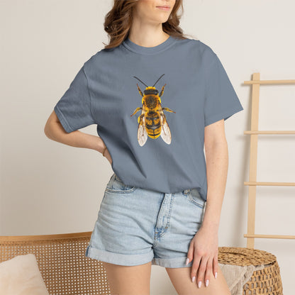 Bee Graphic T-Shirt — Vintage Honeybee Illustration Tee