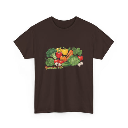 Vegetable Garden Tee — Fresh Veggies Illustration with "Genesis 1:29"