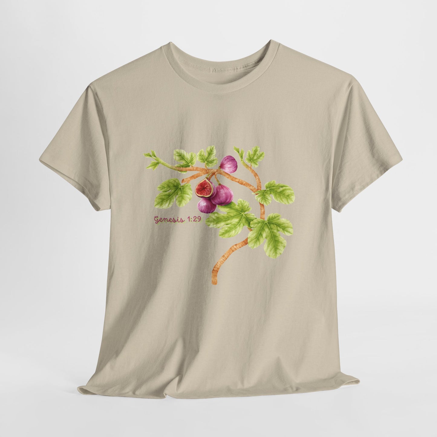 Floral Fig Branch Tee — Botanical Watercolor T‑Shirt Genesis !:29