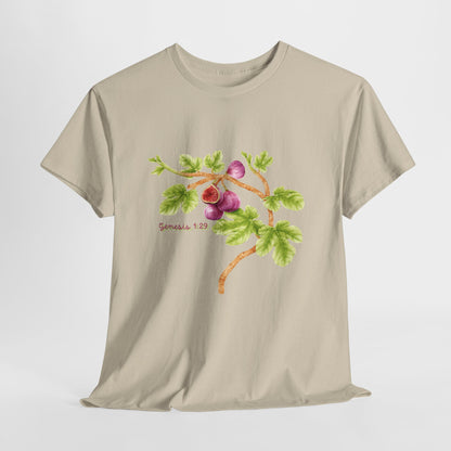 Floral Fig Branch Tee — Botanical Watercolor T‑Shirt Genesis !:29