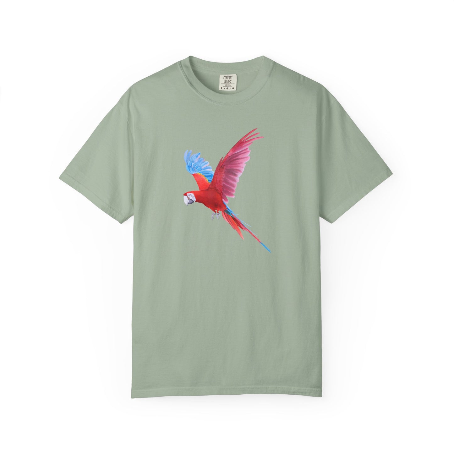 Parrot Flight T-Shirt — Colorful Macaw Graphic Tee