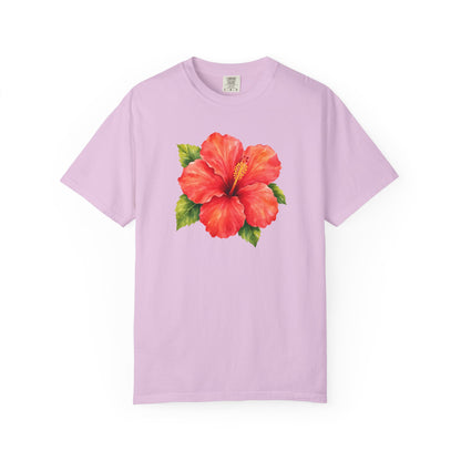 Hibiscus Bloom T-Shirt — Tropical Floral Tee