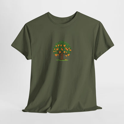 Mangoes Tree Graphic Tee — Minimal Fruit Tree T-Shirt