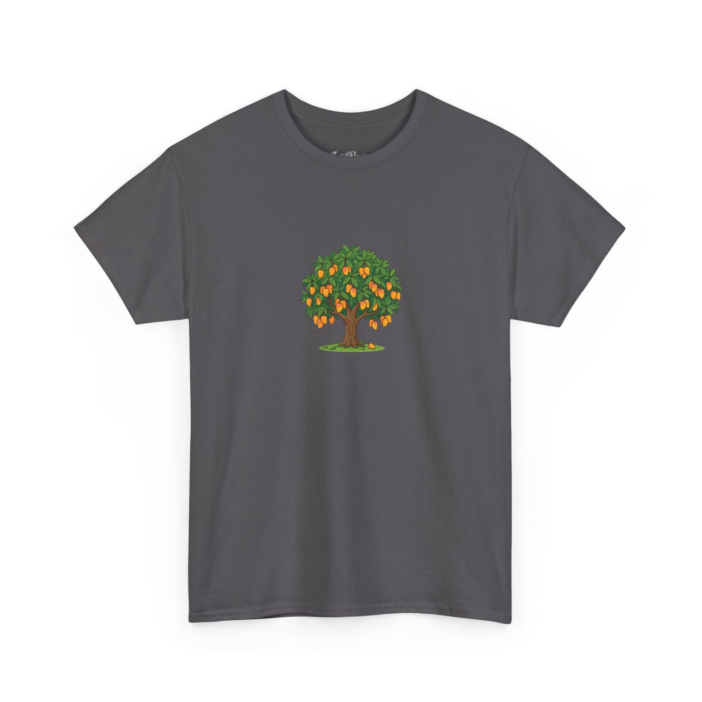 Mangoes Tree Graphic Tee — Minimal Fruit Tree T-Shirt