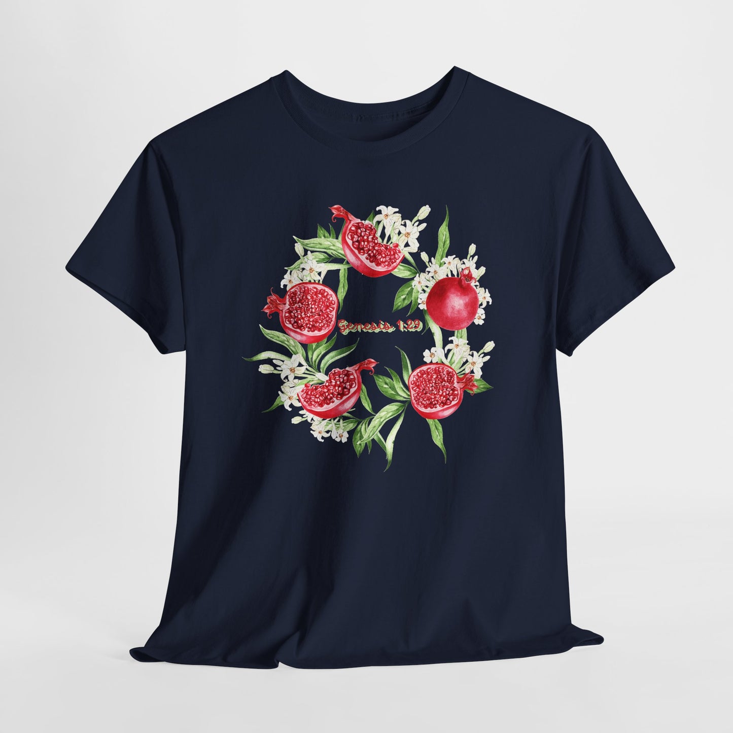 Pomegranate Watercolor Tee — Jeremiah 29:11 Inspirational Bible Verse Shirt