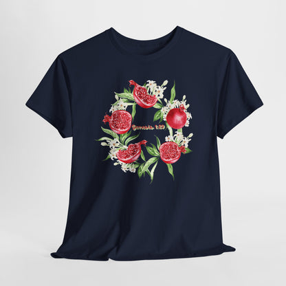 Pomegranate Watercolor Tee — Jeremiah 29:11 Inspirational Bible Verse Shirt