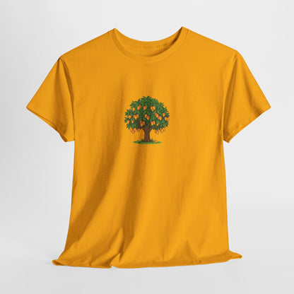 Mangoes Tree Graphic Tee — Minimal Fruit Tree T-Shirt