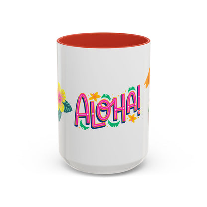 Aloha Tropical Coffee Mug — Accent 11/15oz