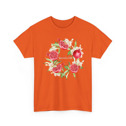 Pomegranate Watercolor Tee — Jeremiah 29:11 Inspirational Bible Verse Shirt