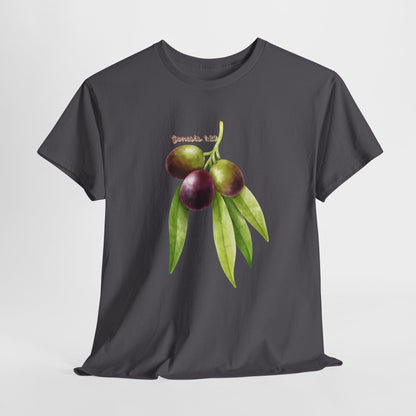 Olive Branch Watercolor T-Shirt — Genesis 1:29 Faith Tee