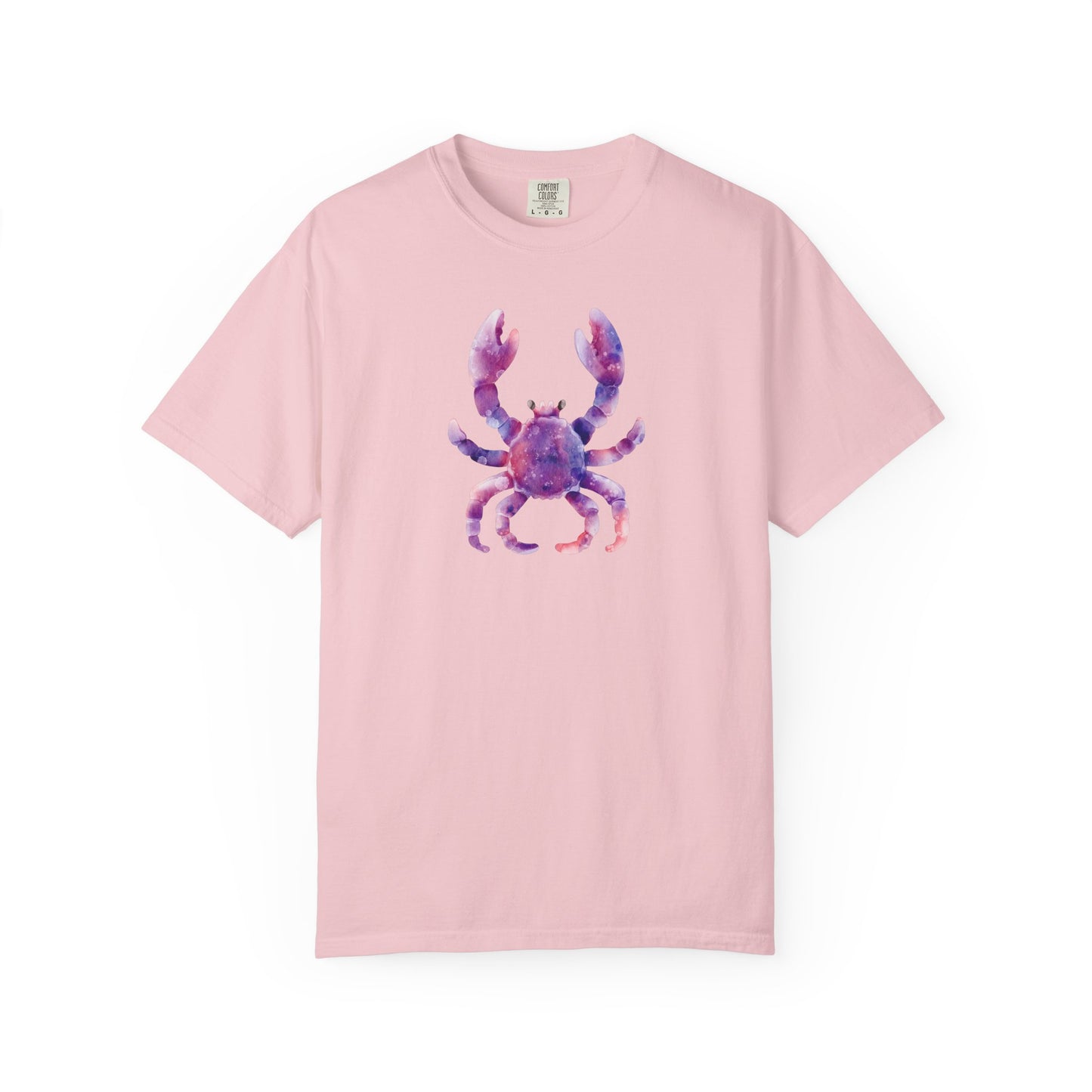 Watercolor Crab T-Shirt — Coastal Beach Vibes Graphic Tee