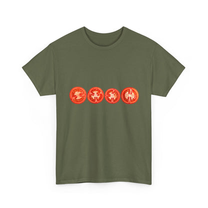 Tropical Sunset Coin Graphic Tee