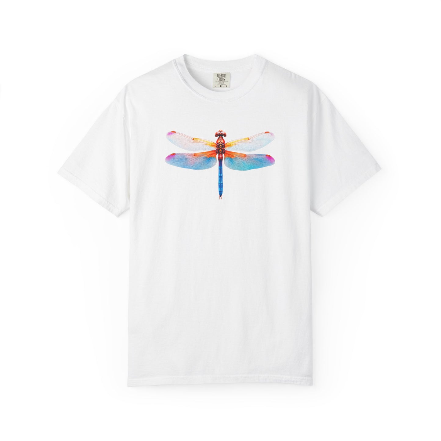 Dragonfly Watercolor T-Shirt — Colorful Nature Graphic Tee
