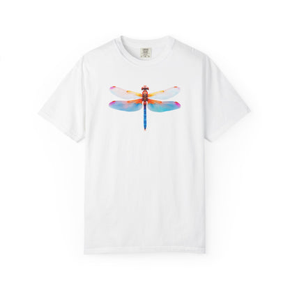 Dragonfly Watercolor T-Shirt — Colorful Nature Graphic Tee