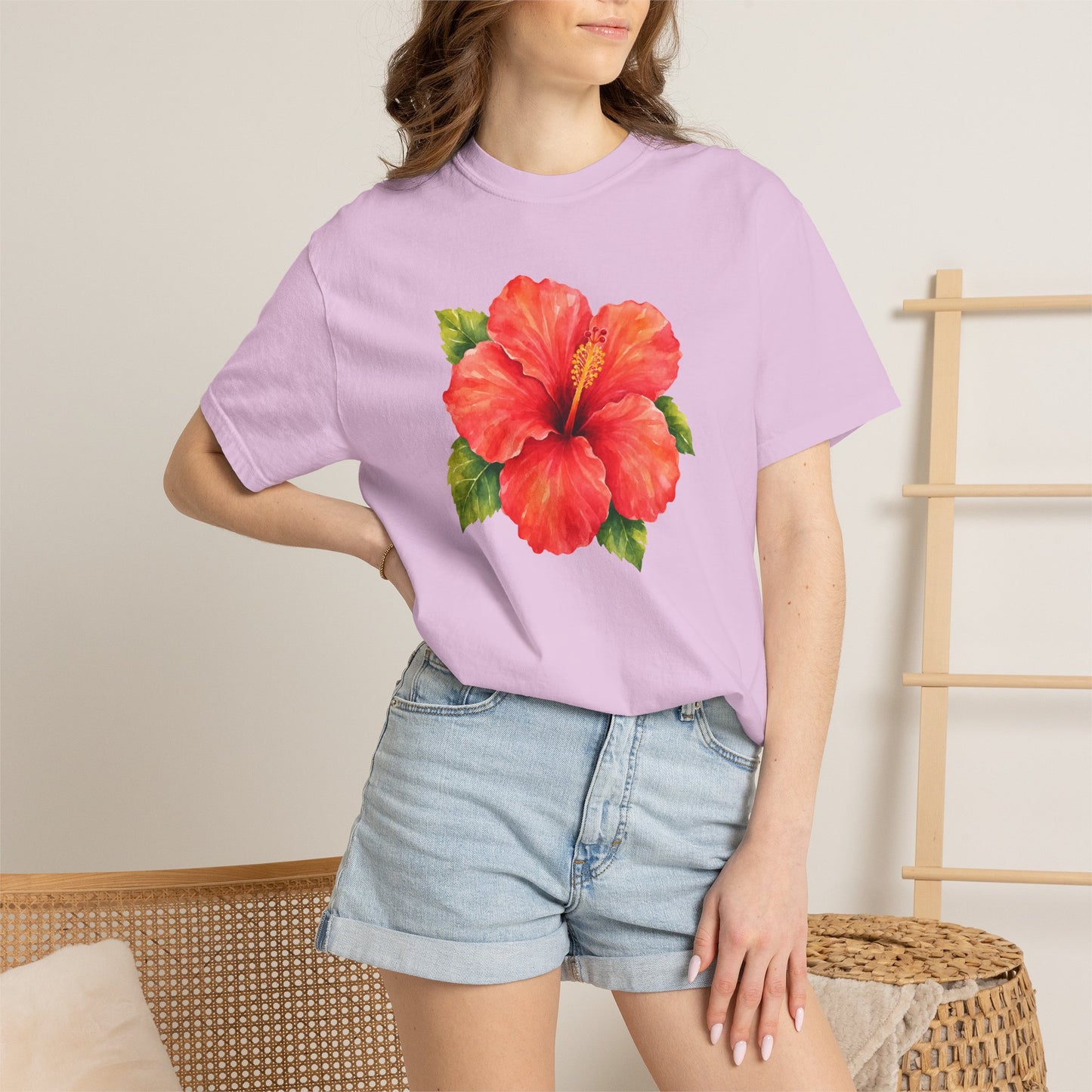 Hibiscus Bloom T-Shirt — Tropical Floral Tee