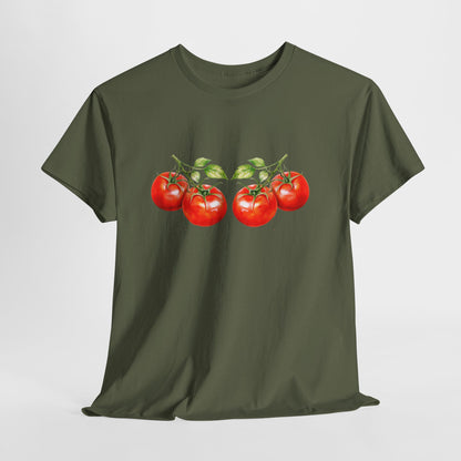 Tomato Vine Graphic Tee — Fresh Garden Produce T-Shirt