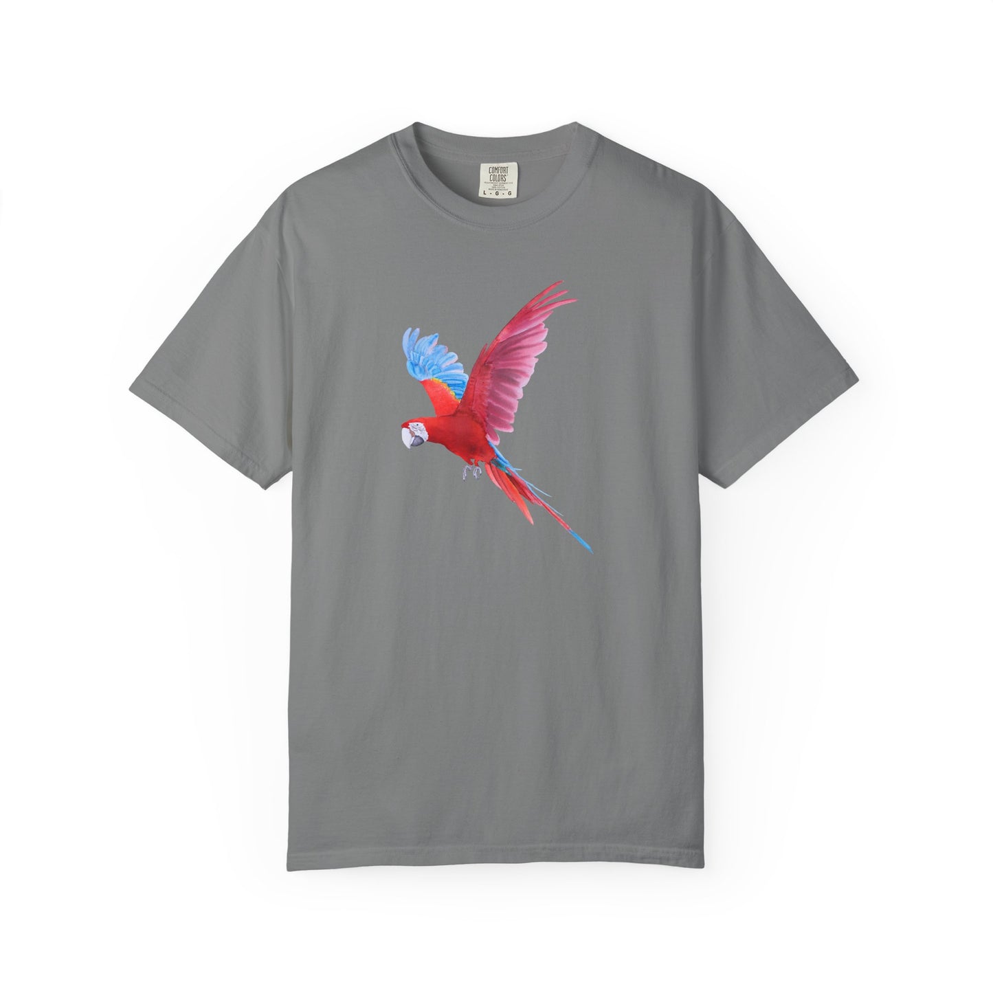 Parrot Flight T-Shirt — Colorful Macaw Graphic Tee