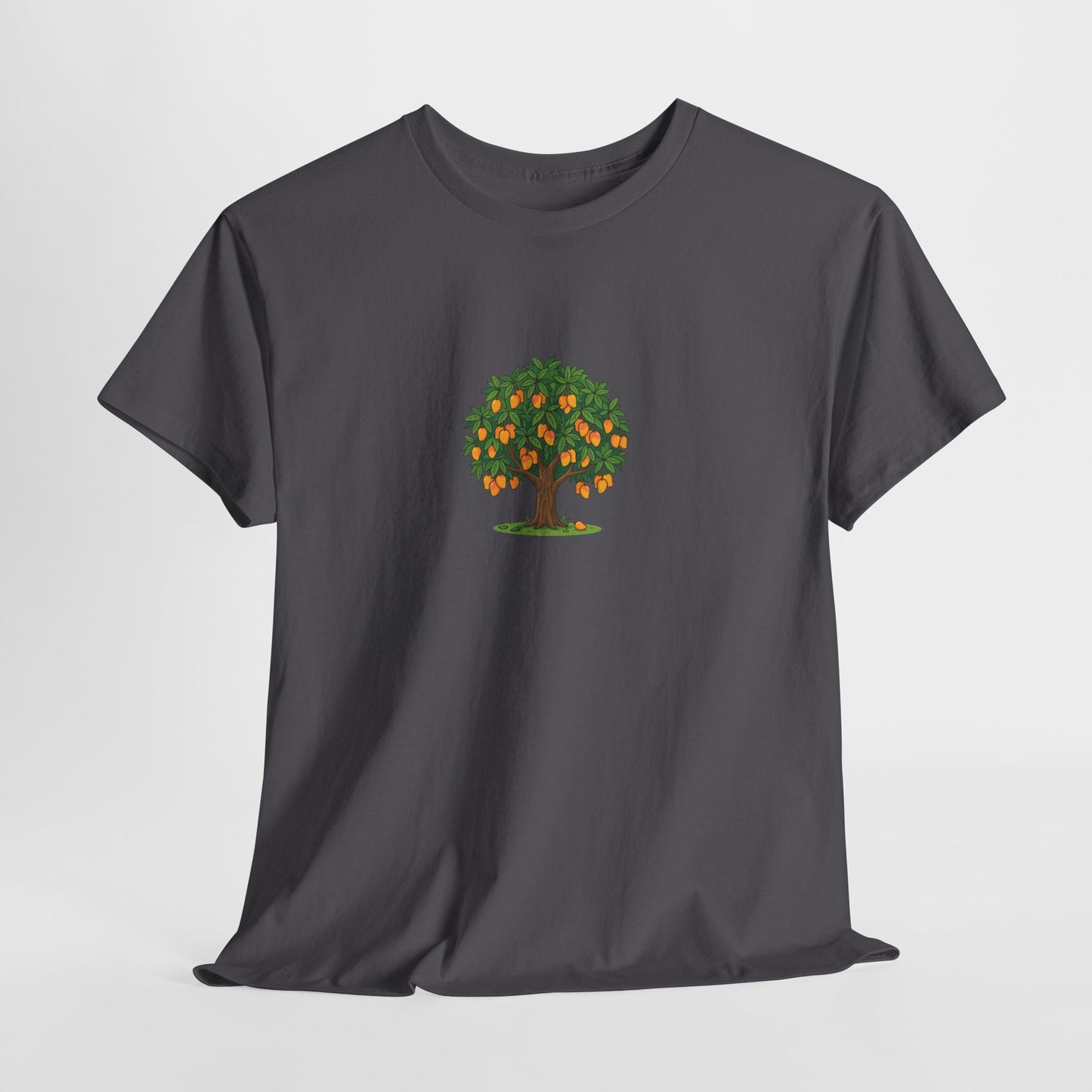 Mangoes Tree Graphic Tee — Minimal Fruit Tree T-Shirt