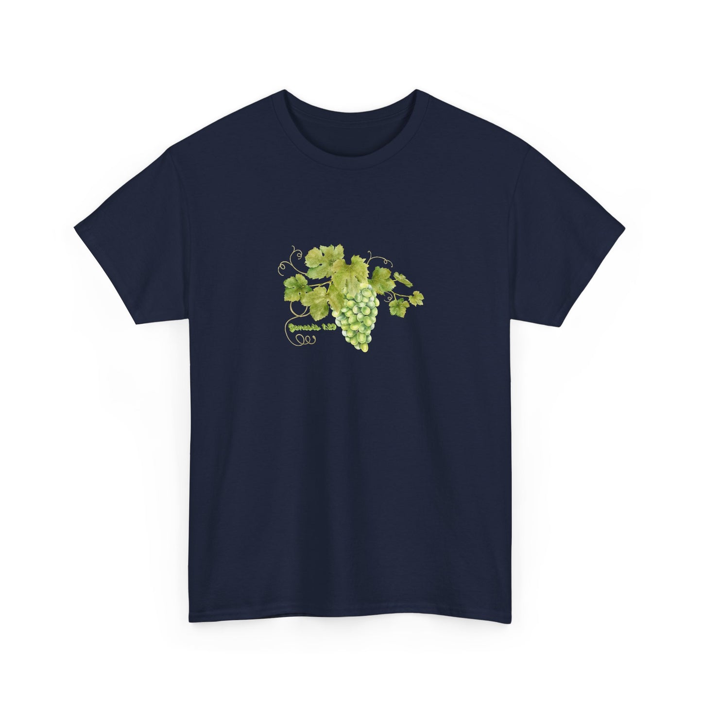 Grapevine Watercolor Tee — Green T-Shirt