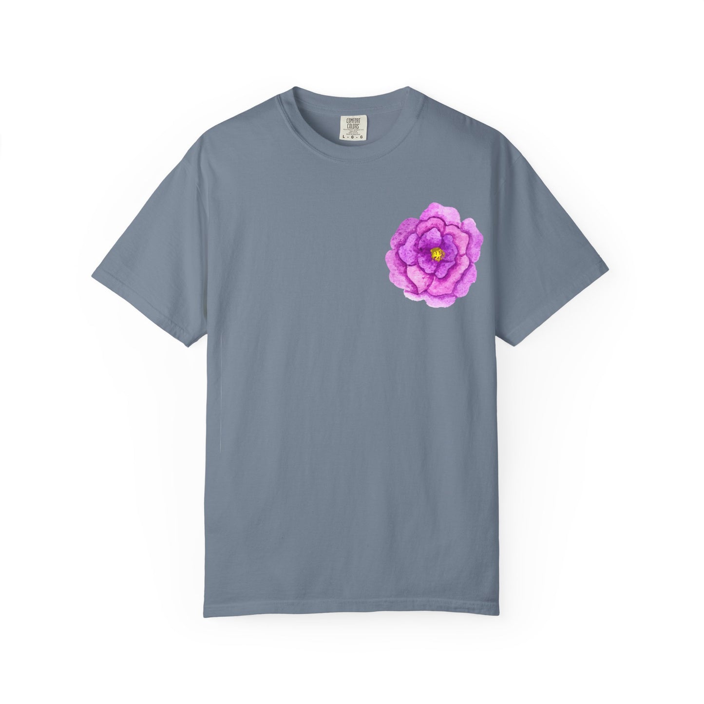 Floral Watercolor Chest Rose T-Shirt