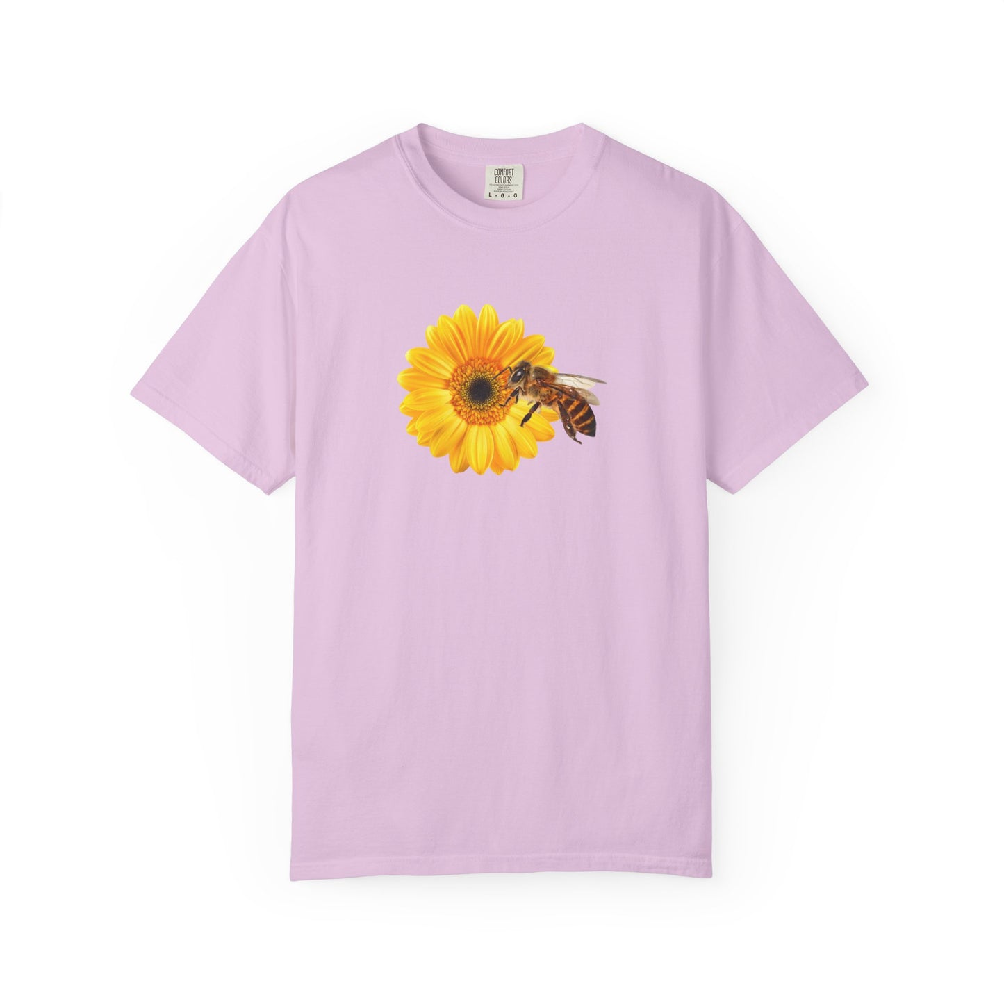 Sunflower & Bee T-Shirt — Floral Nature Graphic Tee