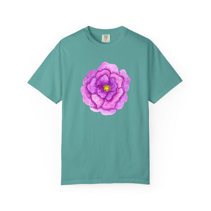 Floral Watercolor Chest Rose T-Shirt