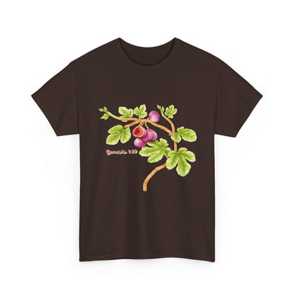 Floral Fig Branch Tee — Botanical Watercolor T‑Shirt Genesis !:29
