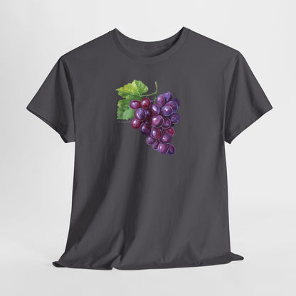 Grape Watercolor Tee — Green T-Shirt Genesis 1:29