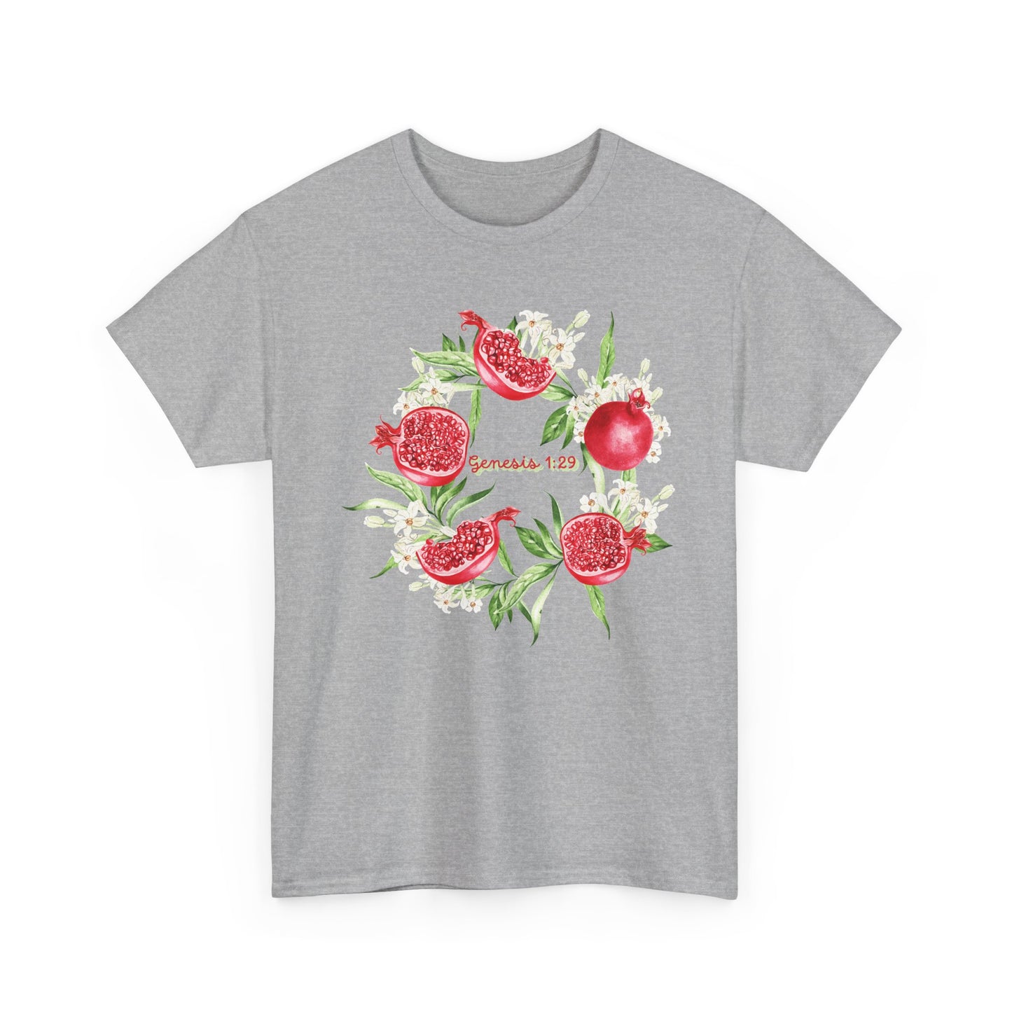 Pomegranate Watercolor Tee — Jeremiah 29:11 Inspirational Bible Verse Shirt