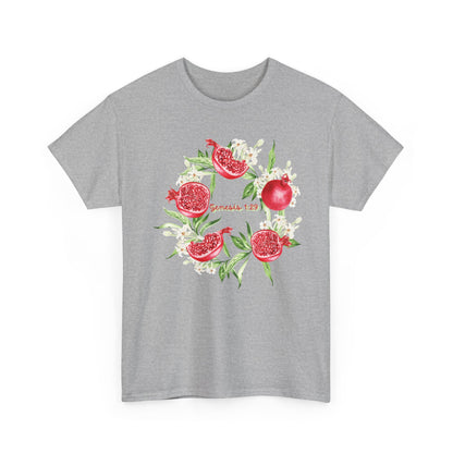 Pomegranate Watercolor Tee — Jeremiah 29:11 Inspirational Bible Verse Shirt